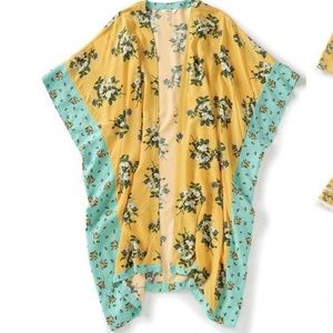 Matilda Jane kimono plus size fit m/l Vguc yellow